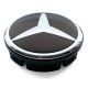 4 items MERCEDES BENZ 58mm / 55mm wheel center hub caps rim cover badges