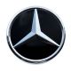 Satz von 4 x 50mm METAL embleme MERCEDES BENZ, rad mitte aufkleber nabendeckel logo