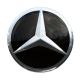 4 articles x 70mm MERCEDES BENZ Metal Logo autocollants enjoliveurs emblèmes