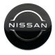 Set of 4 x 65mm METAL emblems NISSAN Wheel center cap Logo stickers
