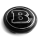 4 Stück Mercedes Benz 65mm / 59mm nabendeckel felgendeckel nabenkappen Brabus