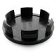 4 articles 53mm / 48mm PORSCHE Enjoliveurs cache-moyeux de centre de roue NOIR DORÉ
