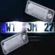 2 pieces license plate LED lights for AUDI A3 A4 A6 A8 Q7 S4 RS4 RS6