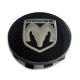 4 Stück 57mm / 53mm DODGE nabendeckel felgendeckel nabenkappen radkappen SCHWARZ