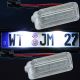 2 pieces license plate LED lights for Ford Focus Fiesta Mondeo S-Max C-Max