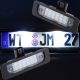 2 pieces license plate LED lights for Ford Focus Mustang Fusion Mercury Taurus