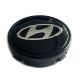 4 items 64mm / 61mm HYUNDAI wheel center hub caps covers