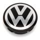 4 Stück VW nabendeckel 60mm / 55mm Volkswagen felgendeckel nabenkappen Schwarz