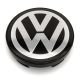 4 Stück VW nabendeckel 60mm / 57mm Volkswagen felgendeckel nabenkappen Schwarz